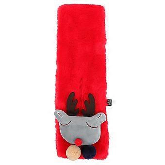 Kinderschal mit Elchmotiv, kuschelig warm, 1 Stück, ideal für Kinder und die Feiertage