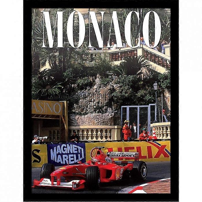 Grand Prix Monaco Framed Poster