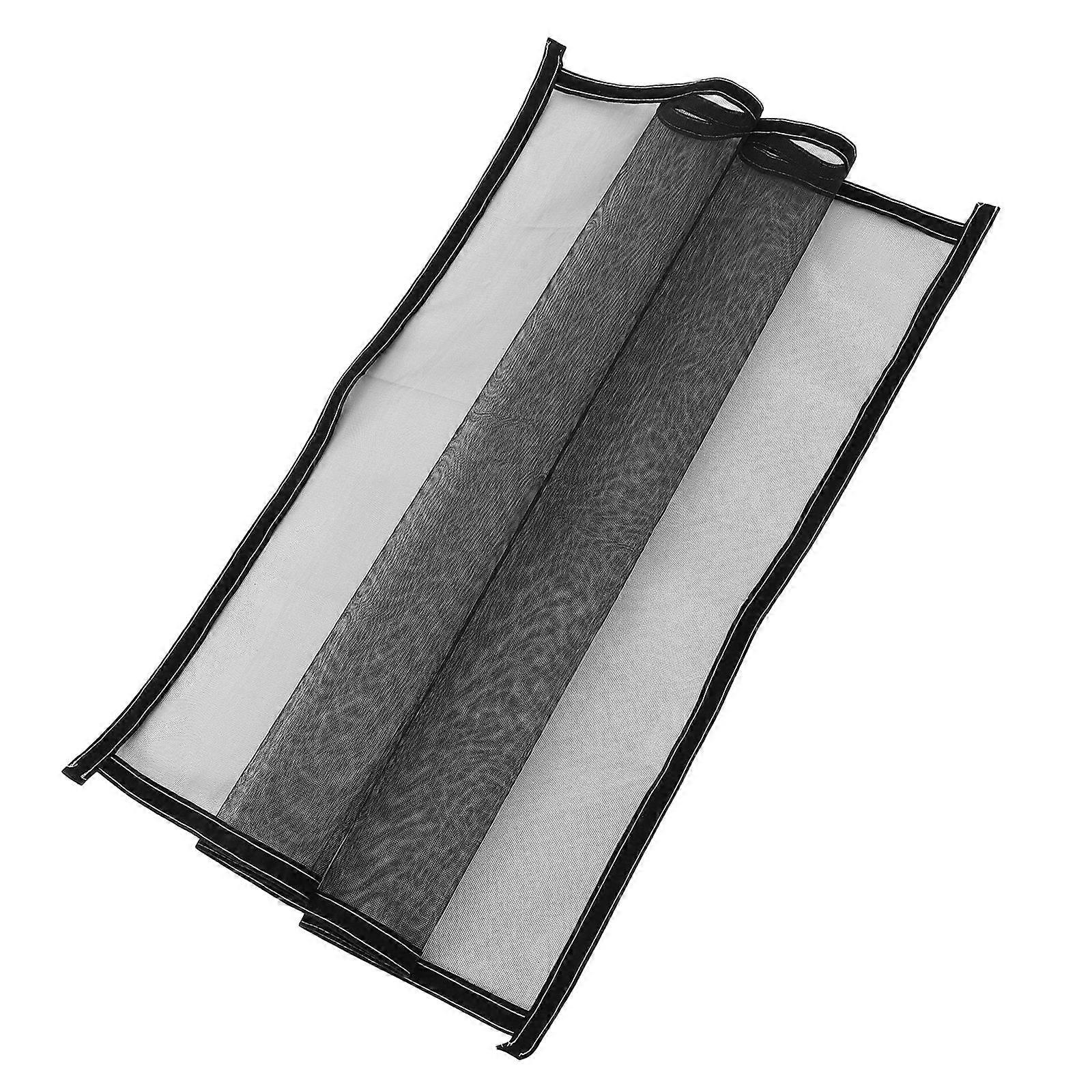 Transparent Window Screen Mesh for Window 5Pcs Adjustable Self Adhesive Black