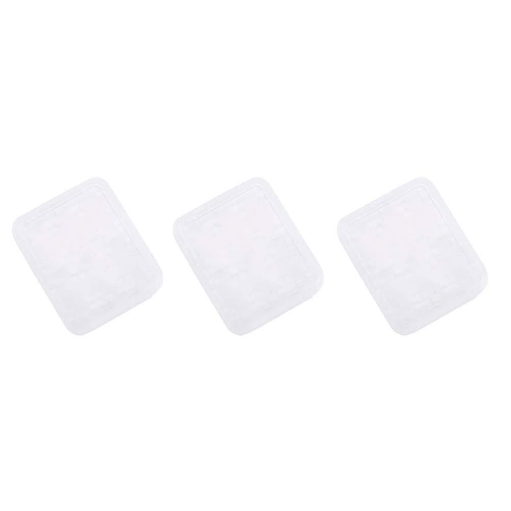 3X Eight in One Plastic Micro-SD SDHC TF MS Memory Card Storage Case Box Protector Holder