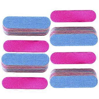 Assorted Color Nail File Wood Material for Polishing Nail 300Pcs Disposable
