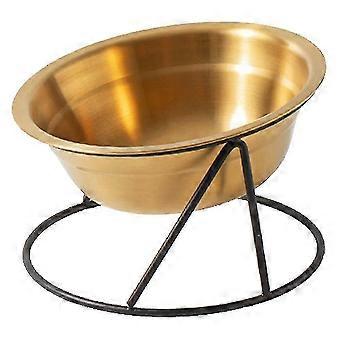 Stainless Steel Cat Bowl Dog Bowl Drinking Bowl Food Bowl Protect Cervical Vertebra