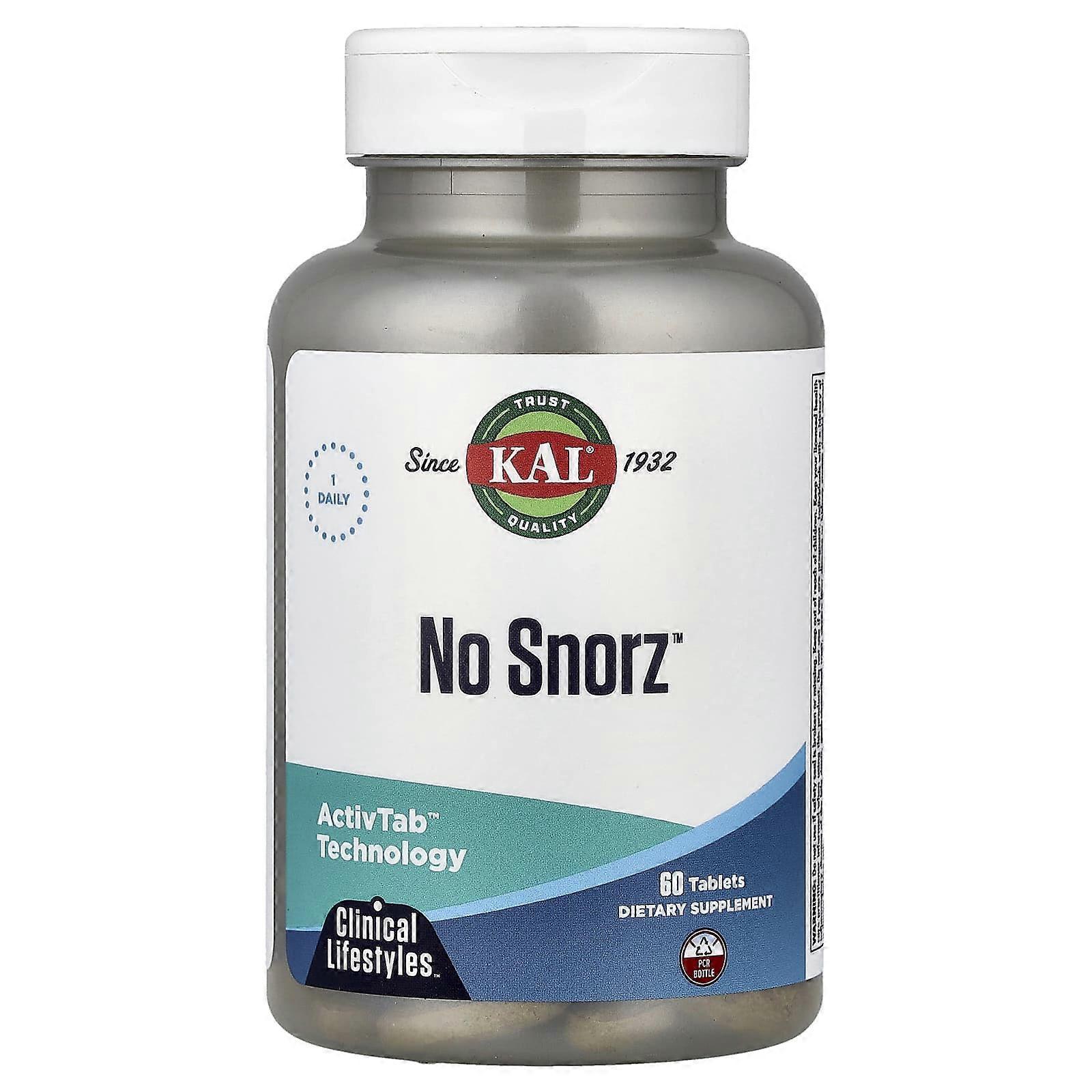 KAL, No Snorz™, 60 Tablets, 2-Pack