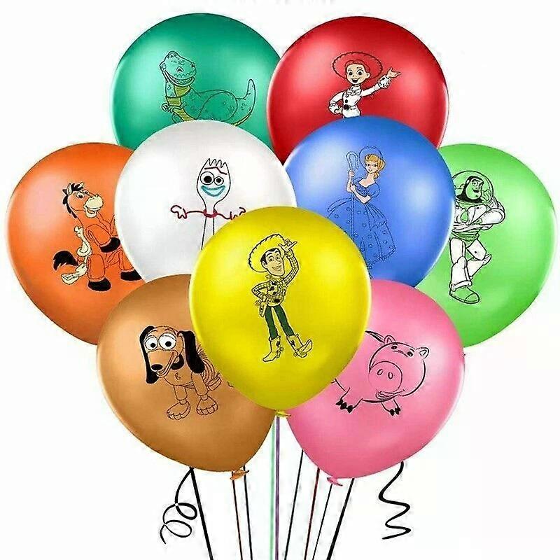 TOY STORY BALLOONS 12" LATEX BIRTHDAY DECORATION KIDS WOODY FORKY UK