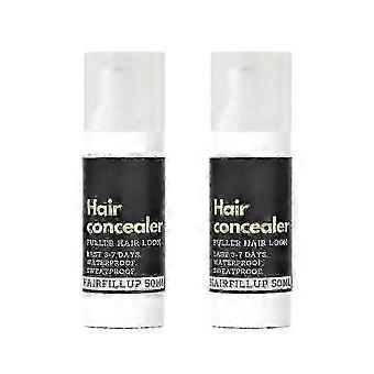 Hairfillup Hair Concealer Black 50ml, Enhance Hairline Powder For Women Men