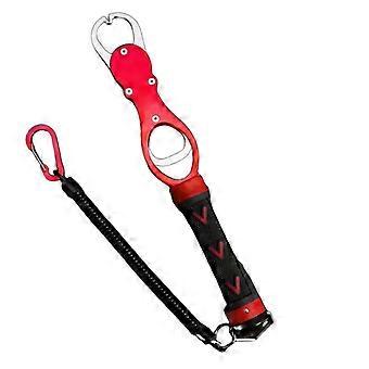 Pinza para labios de peces de aleación de aluminio con escamas, pinza de agarre para peces, controladores, abrazaderas, herramienta profesional de control de pesca