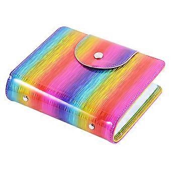 Nail Stamp Plate Holder for Storage with 20 Slots in Multi Color PU Bag