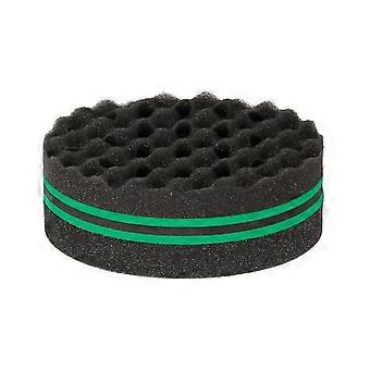 Hair Sponge Brush For Curly Hair Double Sides Small Holes Twist Hair Brush For Afro