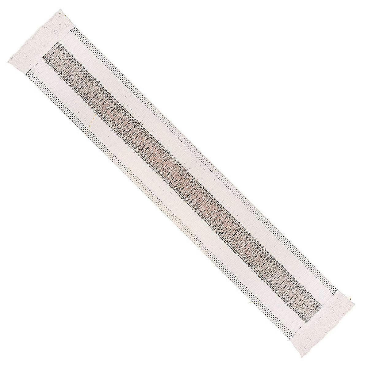 Macrame Table Runners Natural Burlap Table Runner, Splicing Cotton