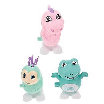 3pcs Wind-up Giocattolo Animale Giocattolo Animale Carino Forma Orologio Giocattolo Animale
