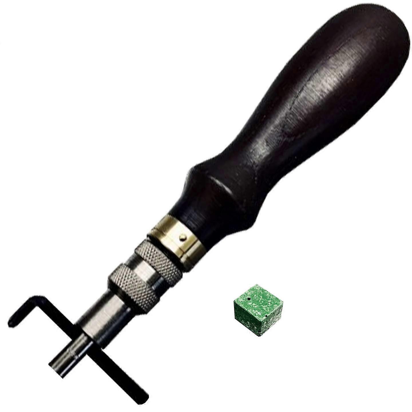 Oka Special Stitching Groover Walnut Adjustable Leathercraft Hand Sewing Tool