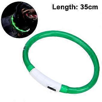 Led Dog Collar, Usb Rechargeable Glowing Pet Dog Collar For Night Safety, Fashion Light Up Collar For Small Medium Large Dogs