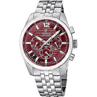 Festina - F20742/6 - Armbåndsur - Kronograf - Herre