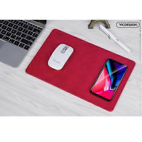 Wireless Charger Mouse Mat YK in Red