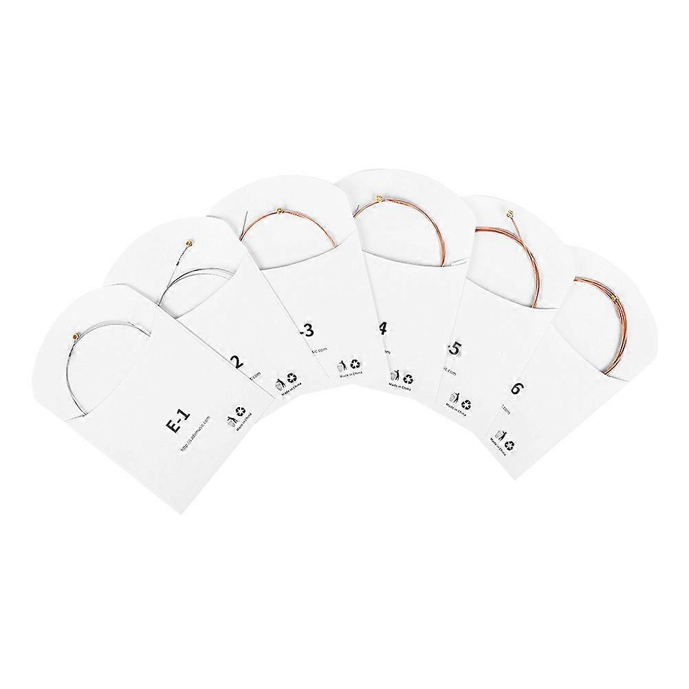 Folk Guitar Metal Strings Guitar Replacement Strings 12Pcs Kit
