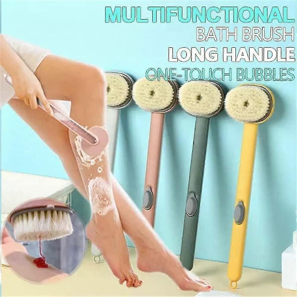 Long Handle Bath Brush,gray