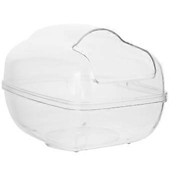 Blue Plastic Hamster Bathing Basin for Pet Use with Anti-Splashing