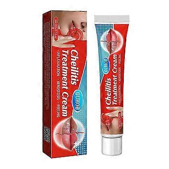 20g Läppbalsam Cheilitis Treatment Cream Ta bort mörk olja Återfuktande läppar Reparerande Anti-cracking