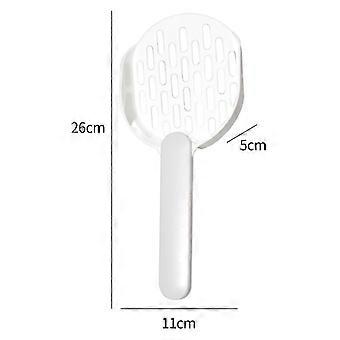 Cat Litter Scoop, Pet Litter Scoop, Made of Durable ABS Plastic with Comfortable Handle, Suitable for Most Types of Cat Litter and Cat Litter (Ash)