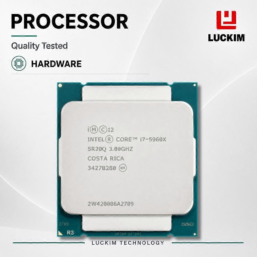I7-5960X 8-Core 16-Thread Desktop CPU Processor 3.0-3.5GHz 20MB Cache LGA2011-3 140W