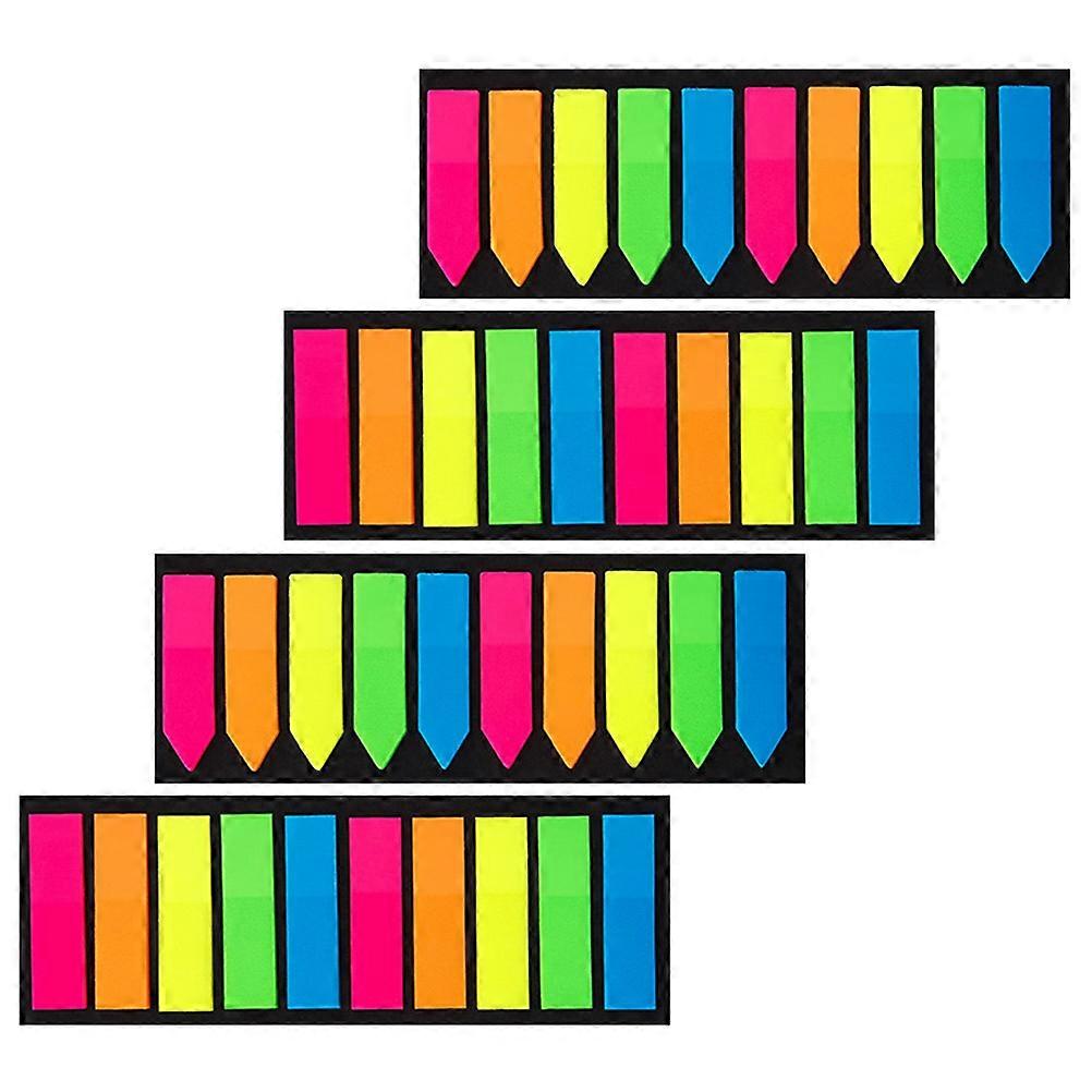 Multi-Function Sticky Flags Household Page Markers for Note 4Pcs