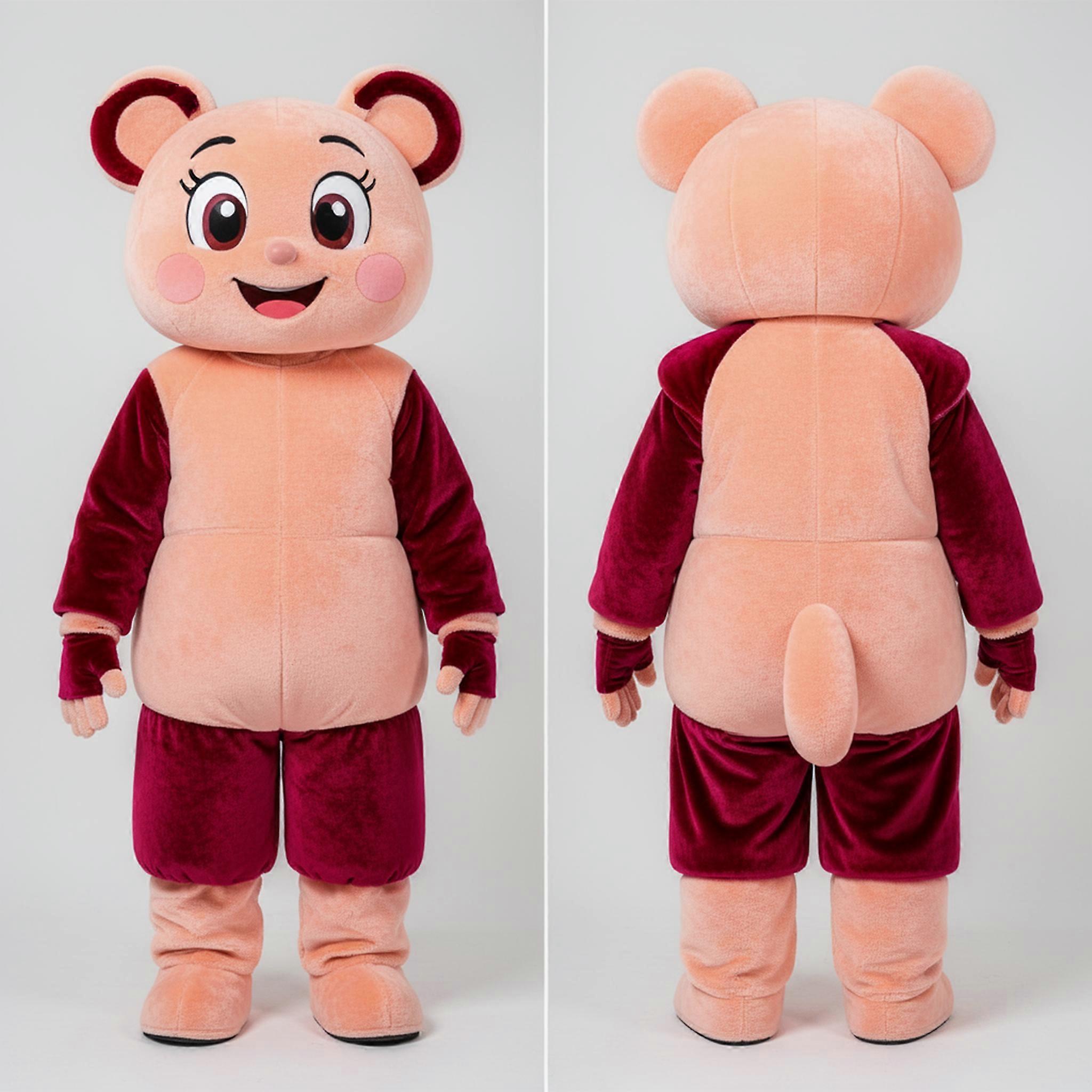 MASTICOT Crimson Fuzzy Raspberry Mascot
