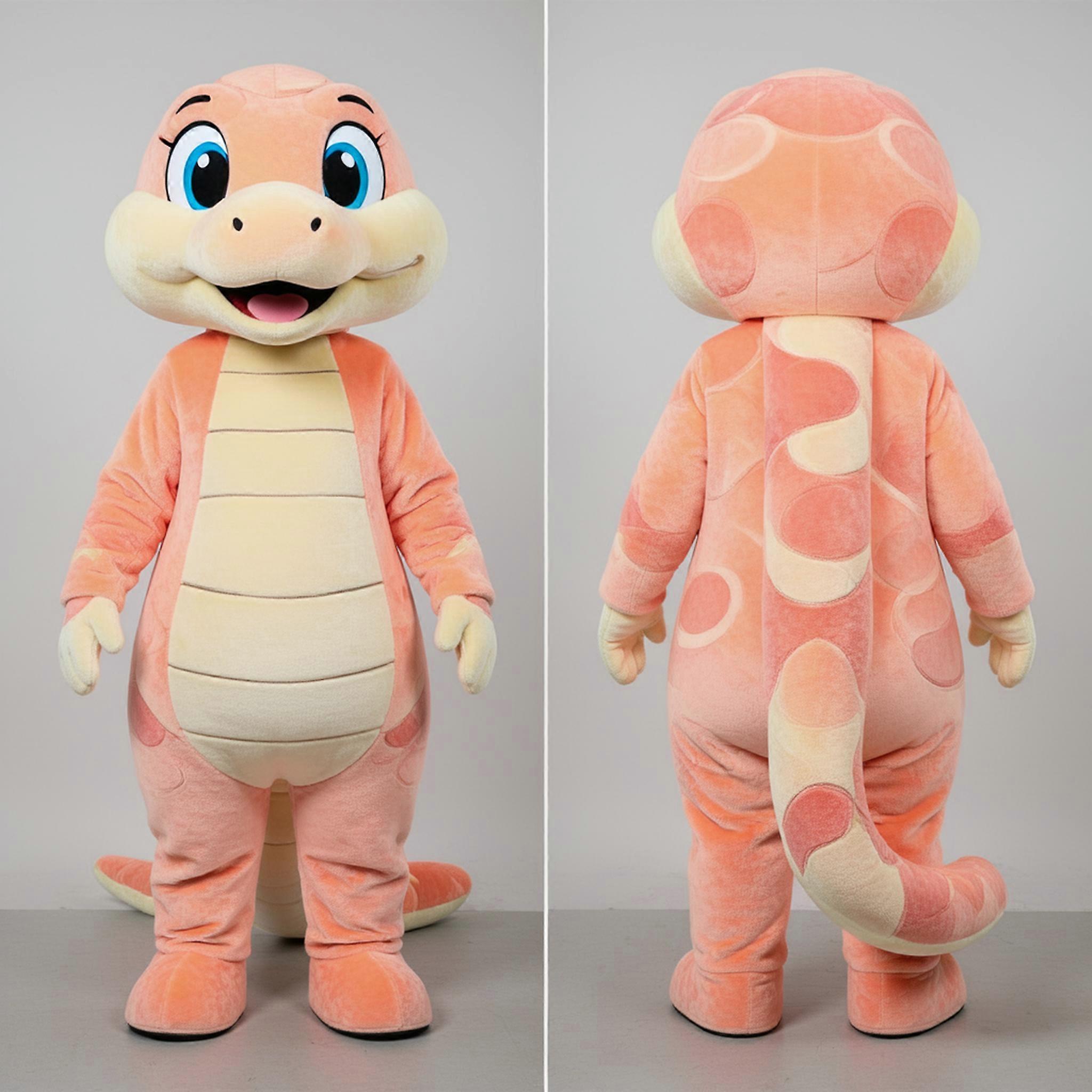 MASTICOT Peach Cartoon Python Mascot