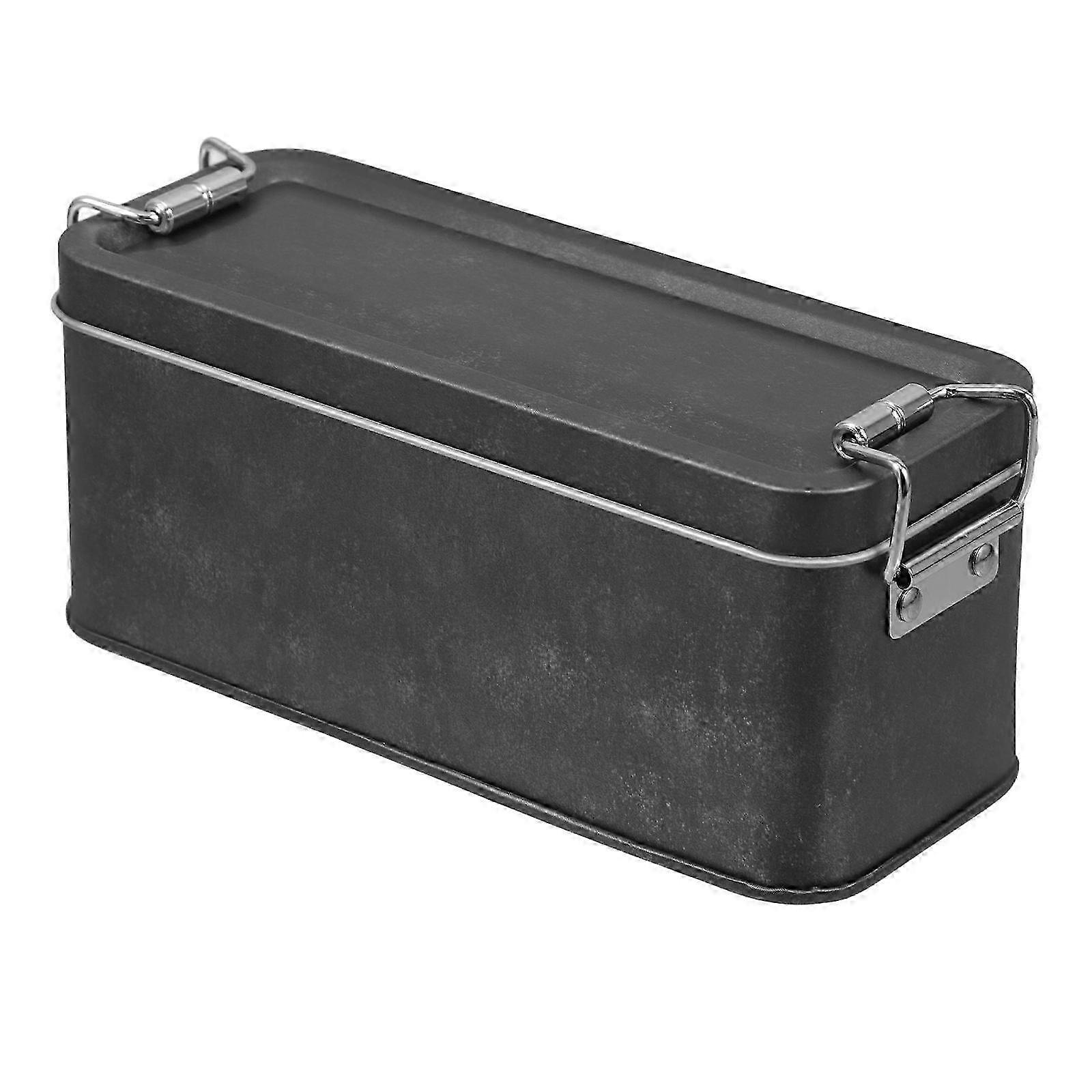 Multi-Use Biscuit Case for Cookie Storage with Lid Tinplate