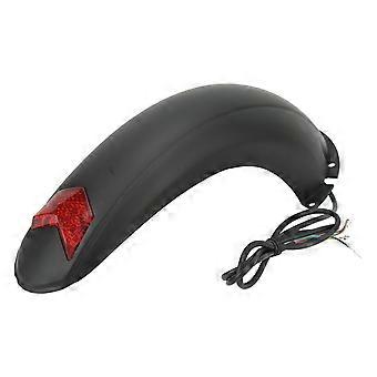 10 Inch Electric Scooter Rear Mudguard with Lamp Red Light Scooter Splash Guard Replacement Accessory