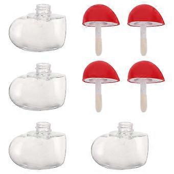 Plastic Lipstick Tube for DIY Lip Gloss Making Refillable 4Pcs Pack
