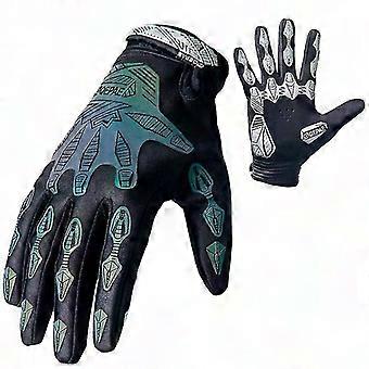 Guantes de ciclismo impermeables reflectantes de invierno con dedos de pantalla táctil, guantes de bicicleta a prueba de viento para deportes de carretera MTB Guantes de bicicleta de dedo completo