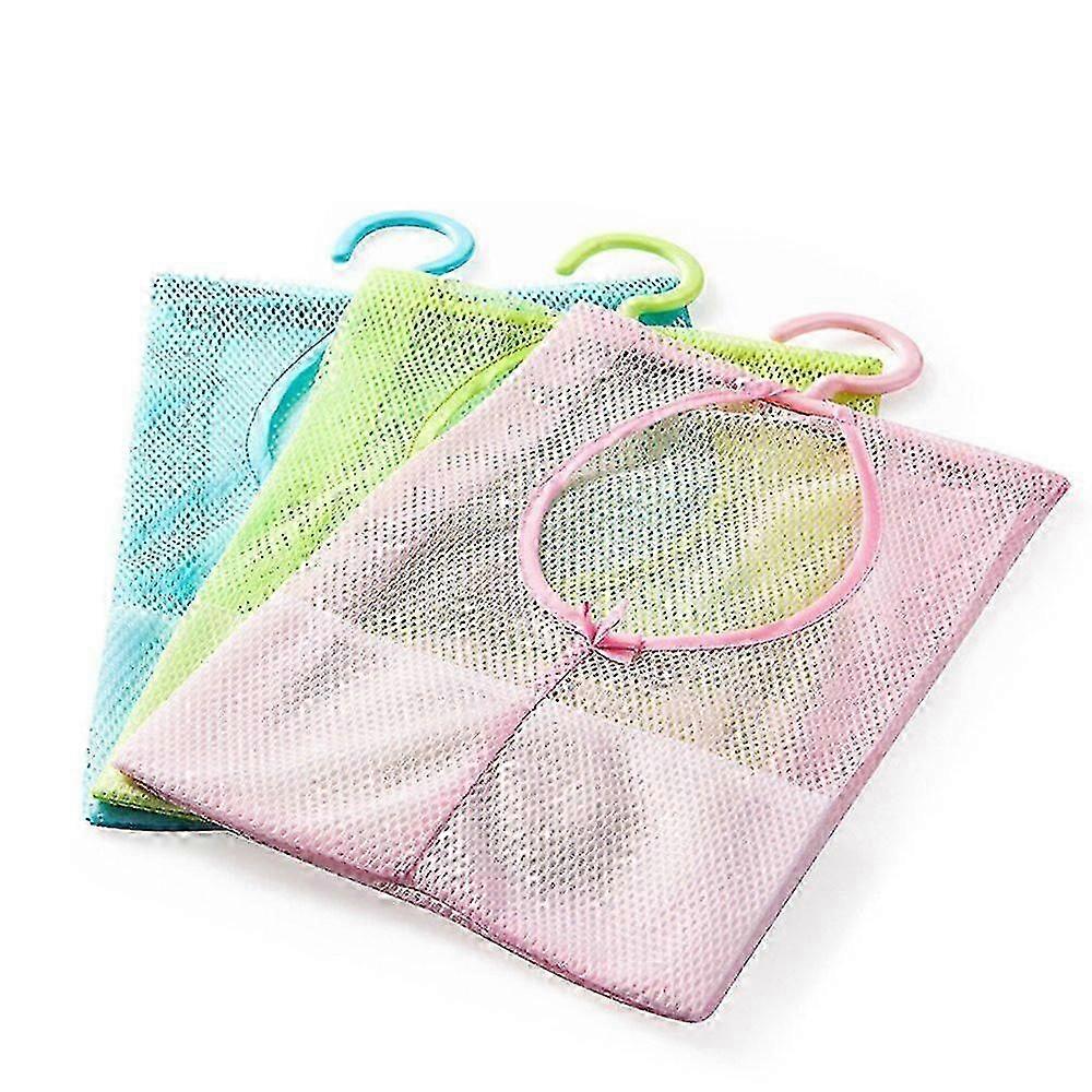 3x Rotating Mesh Storage Bags