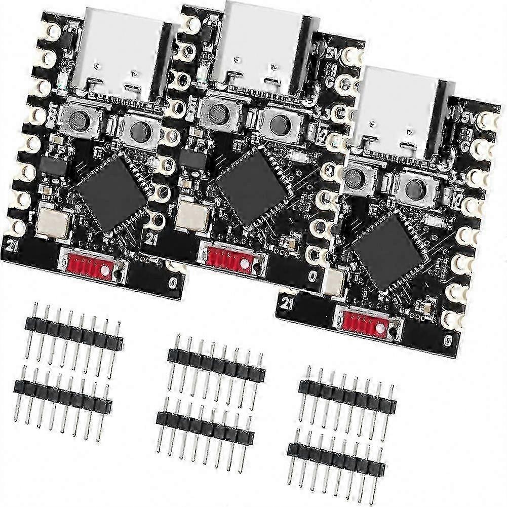 ESP32-C3 Development Board 3 Pack, WiFi & Bluetooth 5.0, RISC-V 32-Bit Single-Core Processor