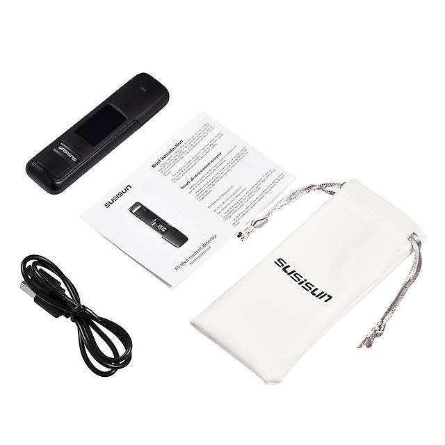 New Portable Non-contact Alcohol Breath Tester With Digital Display Screen Usb Rechargeable Breathalyzer Analyzer High Accuracy