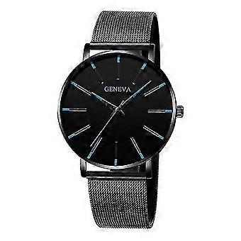 Geneva Quartz Horloge - Analoog Luxe Uurwerk geschikt voor Heren en Dames - Roestvrij Staal