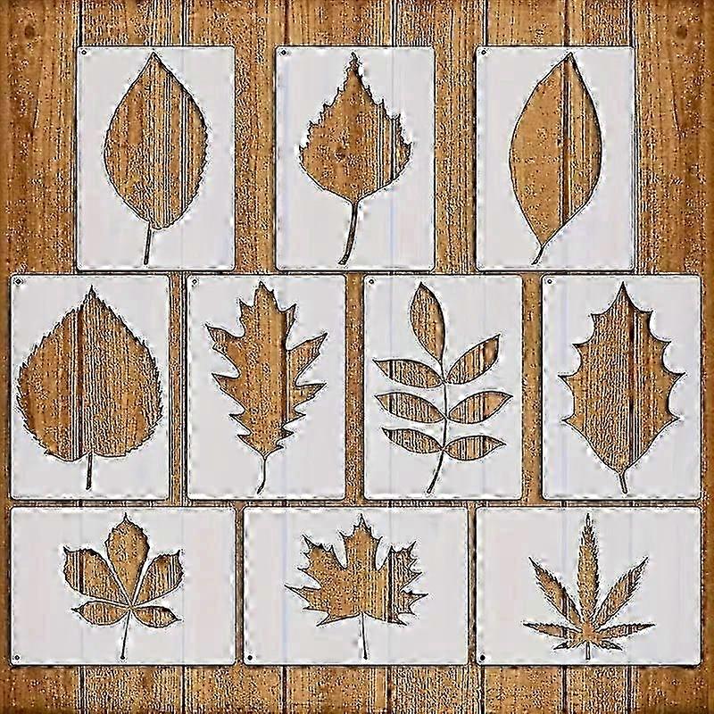 DIY Leaf Stencil Pack PET Reusable