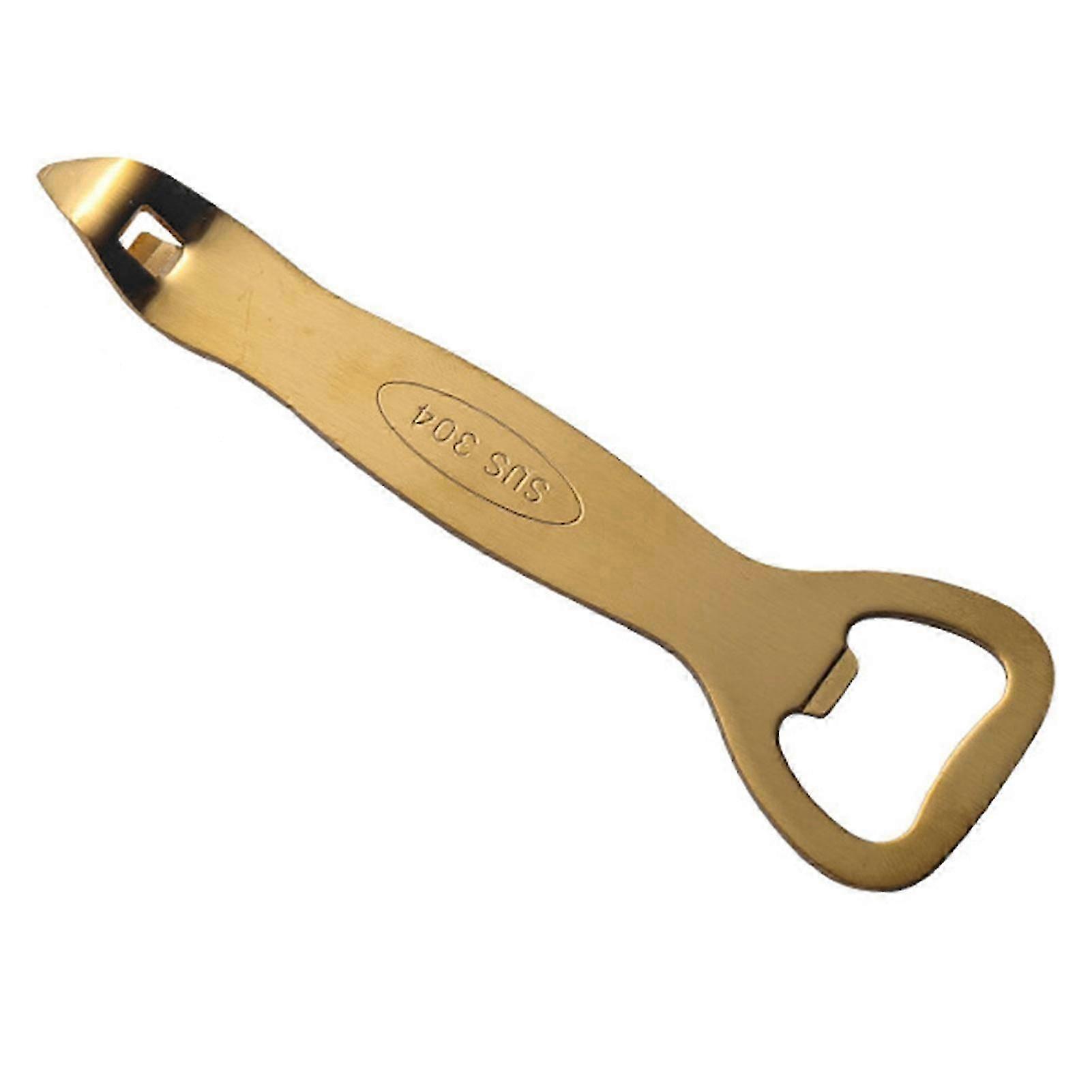 Ergonomic Stainless Double-Head Bottle Opener