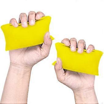 Conjunto de 2 Mini Almofadas de Microfibra para Conforto, com Design Antiderrapante, Perfeitas para Reabilitação e Relaxamento das Mãos em Idosos.