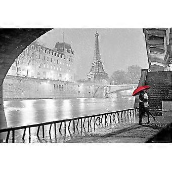 EIFFEL TOWER - KISS Wooden Jigsaw Puzzles - ROMANCE SCENIC PARIS FRANCE UE319