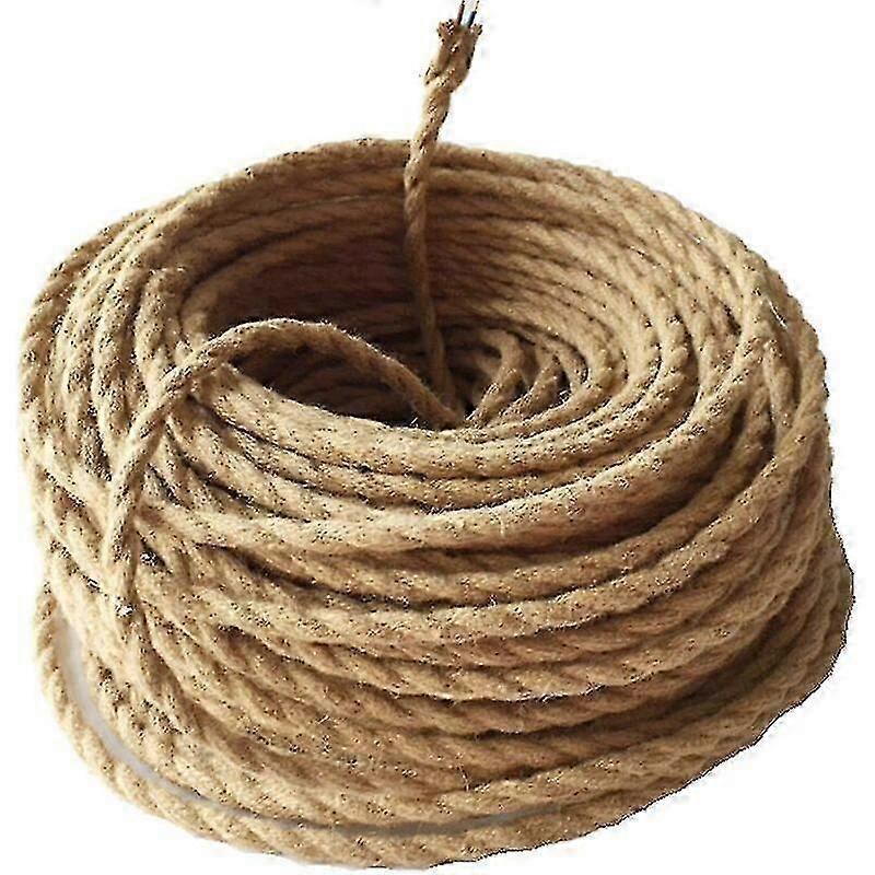 Flexible 2-Core 10m Linen Rope Cable
