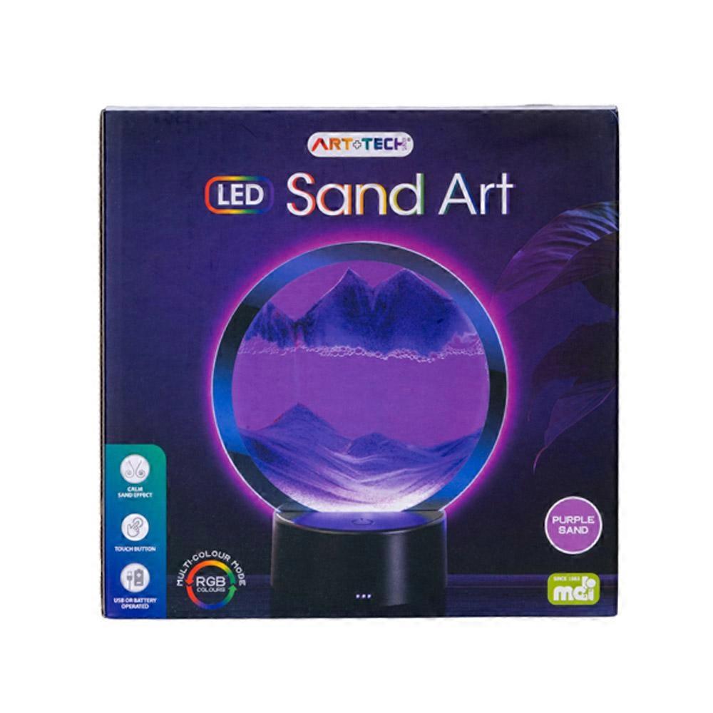 Sand Art LED che cambia colore - Viola