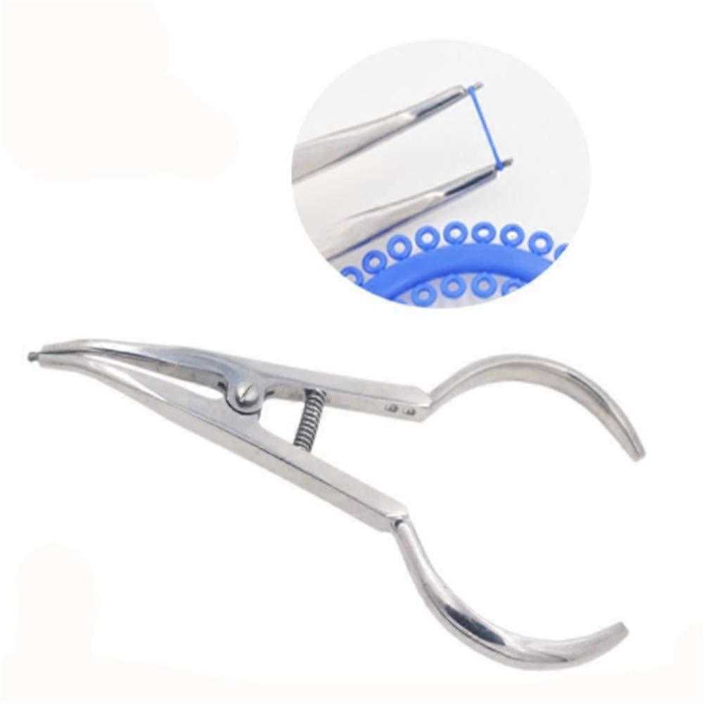 Orthodontic Elastic Separator Plier with Precise Tip Alignment and Ergonomic Grip for Braces