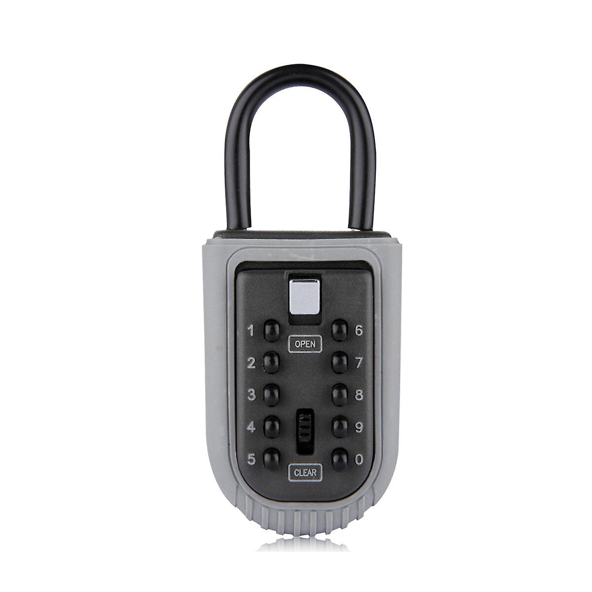 Wall Mounted Waterproof Key Lock Box With 10-digit Push Button Combination