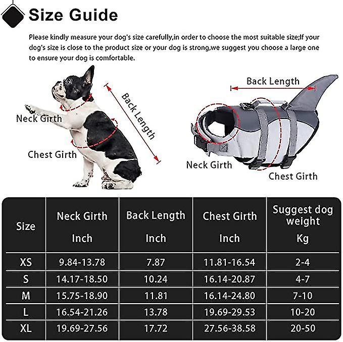 Dog Life Jacket Portable Dog Ripstop Swimming Jacket Vest Adjustable