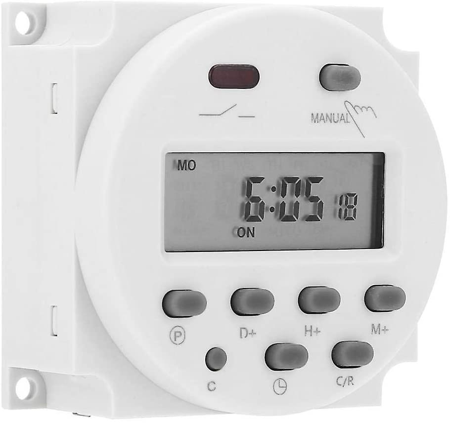 Cn101a Dc12v Lcd Digital Time Switch Microcomputer Control Power Timer Relay Switch 220v-240/50-60hz