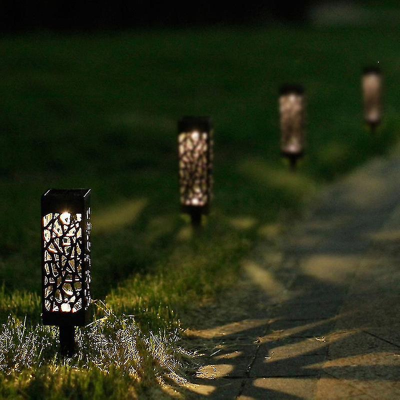 Solar Powered, Waterproof Led Garden Lights For Outdoors Yard Path Lighting