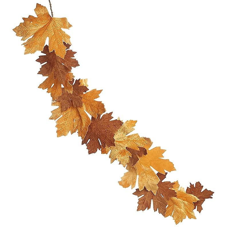 Heaven Sends Novelty Velvet Leaf Autumnal Garland