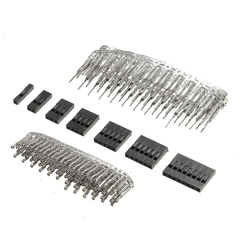 310Pcs 2.54mm Male+Female Wire Jumper And Header Connector Housing Kit