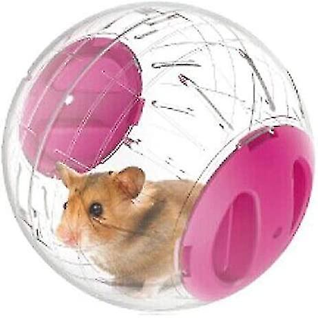 12cm Gym Ball For Hamsters And Mice Small Animal Activity Toy Exercise Ball For Dwarf Hamster, 3 Colors To Choose (pink)