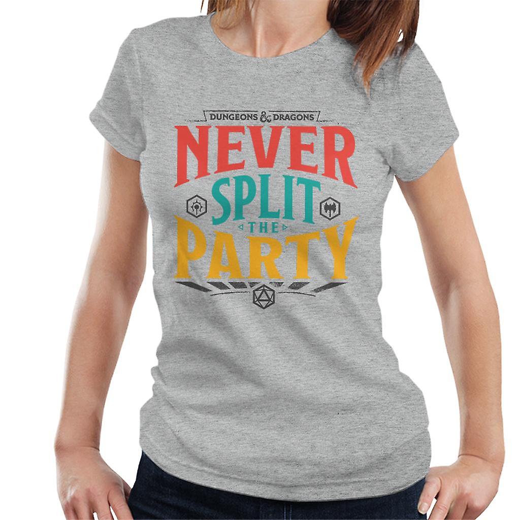 Dungeons & Dragons Never Split The Party Women's T-Shirt